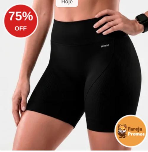 Short Poliamida Selene Zero Transparência